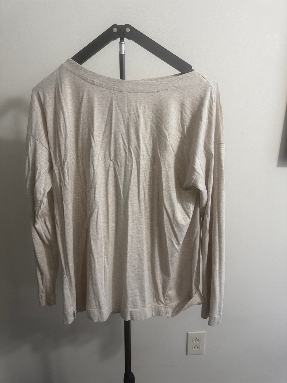 J. Jill Lightweight Long Sleeve Top in Oatmeal